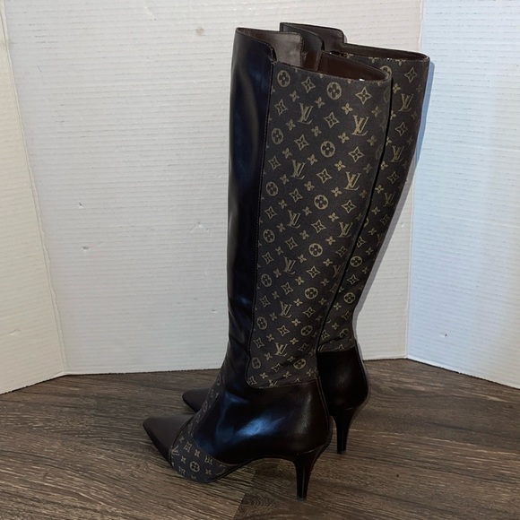 Louis Vuitton Adorable Hight Boot 8cm LV logo Size: 39 /8.5 - Picture 2 of 16